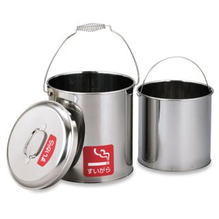 Twee Dee Drops レトロなペール缶 吸い殻などの収集缶 ステンレスペール ／テラモト / O:用品